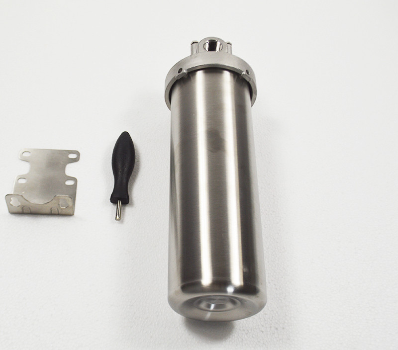 TECHTONGDA 304 Stainless Steel Filter Housing for 10"L Cartridges 1/2" NPT gallery