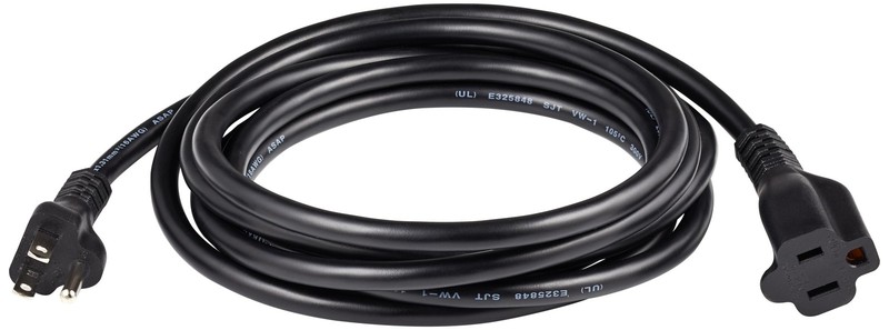 Amazon Basics Extension Cord, 10 Ft, 3 Prong Outlet Extender, 10 Black gallery