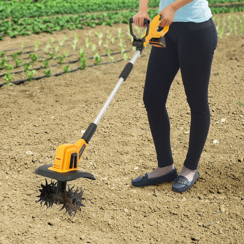 Cordless Tilling Machine, Lithium Battery Garden Micro Tiller, Tilling Machine gallery