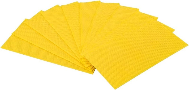 Yellow Wax Coated Beehive Foundation Sheets, Deep 8-1/2", for Frames gallery