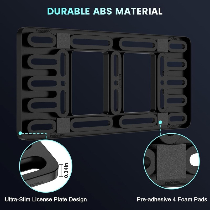 Front License Plate Bracket Holder for 2000-2025 A3 A4 A5 A6 A7 A8 Quattro Sport gallery