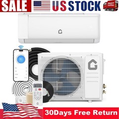 18000 BTU Energy Efficient Mini Split Air Conditioner w/ Heat Pump 19 SEER2 230V