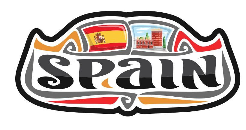 Spain Sticker Decal A422
