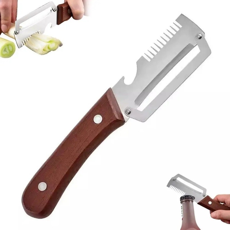 NEW 2 in 1 Multi-Functional Vegetable Peeler for Kitchen Stainless Steel Peeler gallery