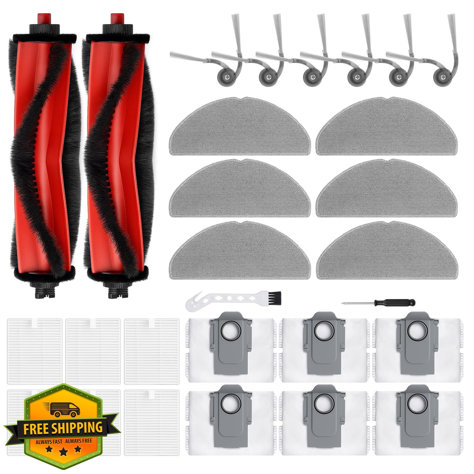 BUXEBUX 28 Pcs Q7 M5+ Vacuum Replacement Parts Kit gallery