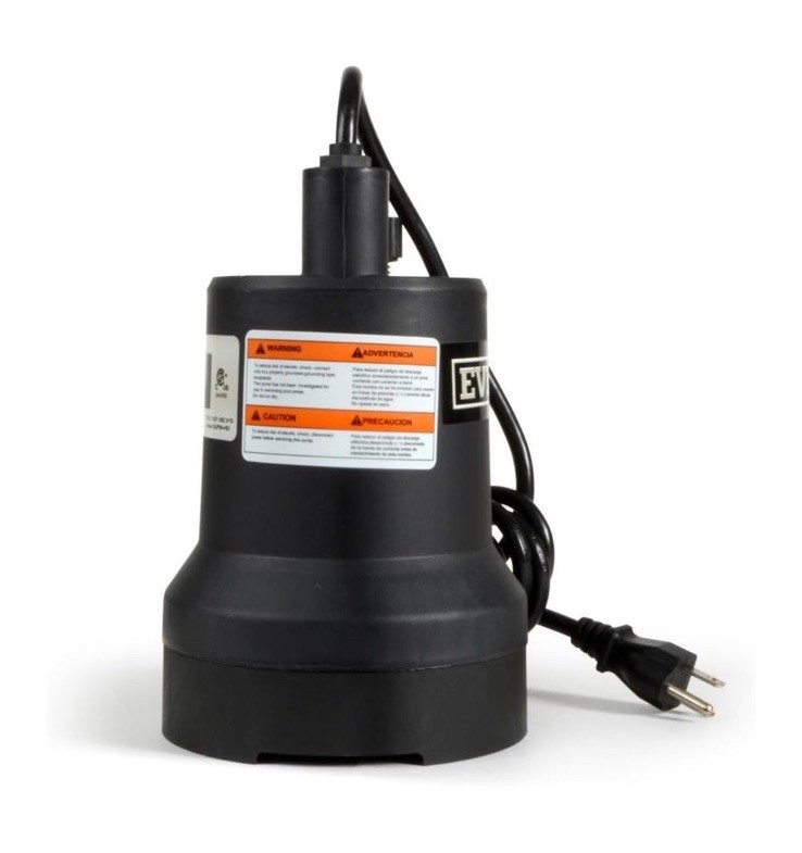 Everbilt SUP54-HD 1/6hp Plastic Submersible Utility Pump gallery