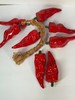 Vintage Ceramic Chile Peppers on Rope 2 Detached 8 Total gallery