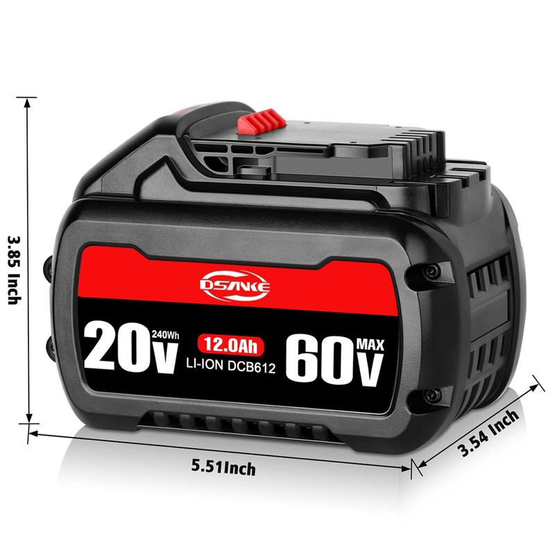 For Dewalt DCB612 20V/60V MAX FLEXVOLT 12 Ah Lithium-Ion Battery DCB609 DCB606 gallery