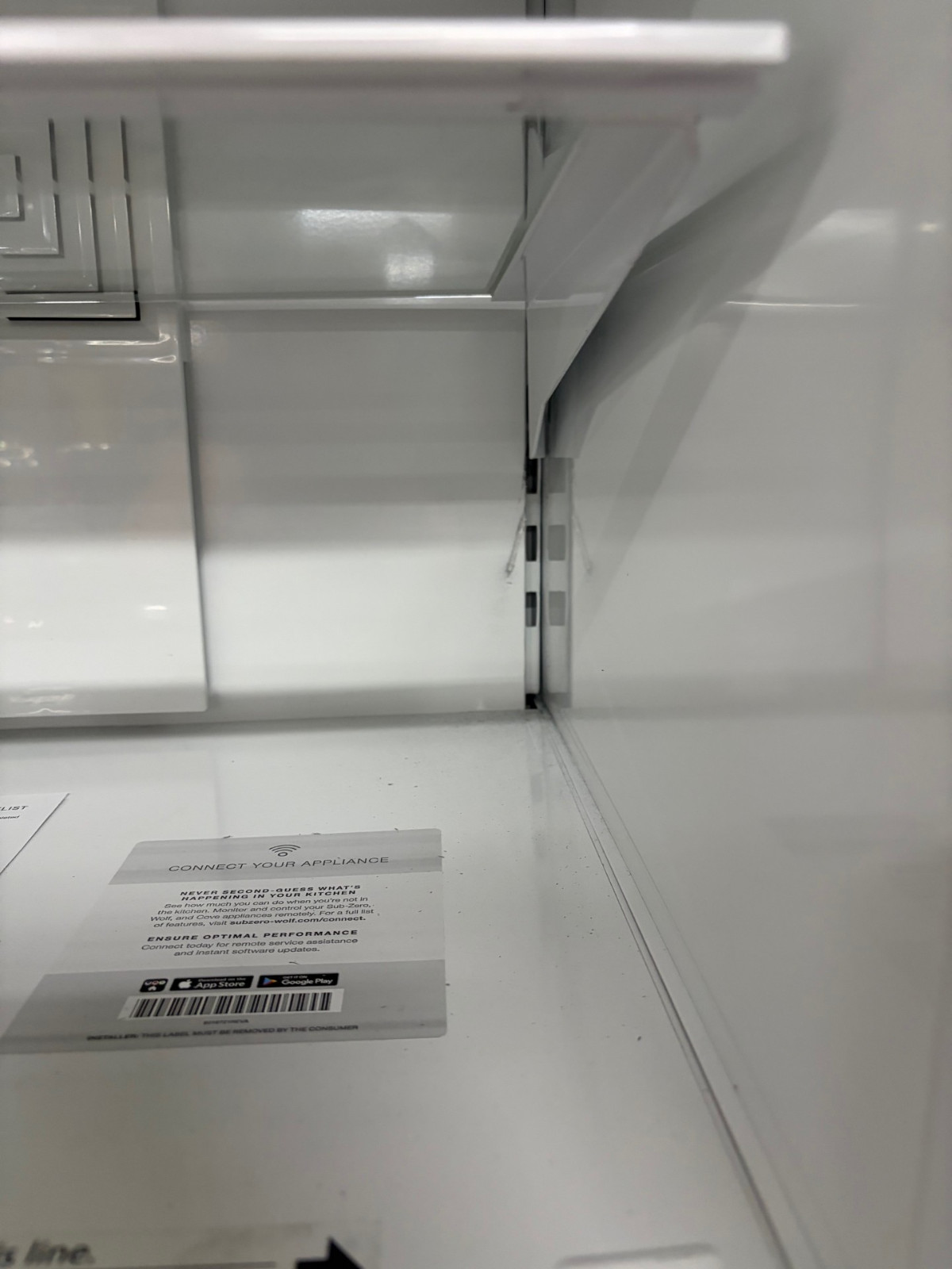 Sub-Zero Designer Series 24 In Panel Ready Smart Fridge/Freezer, DEU2450CIL gallery