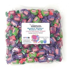 Dubble Bubble 3 Flavor Wrapped Gum, 2 lbs. ~ YANKEETRADERS® ~FREE SHIPPING