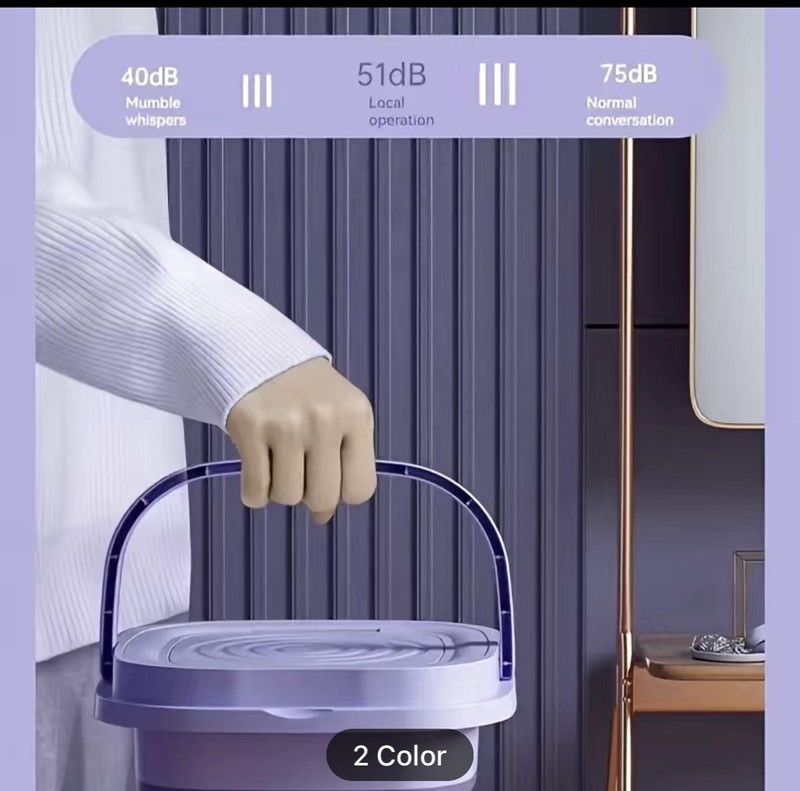 8L Portable Folding Washing Machine Perfect For Home Camping, Travel And RV gallery