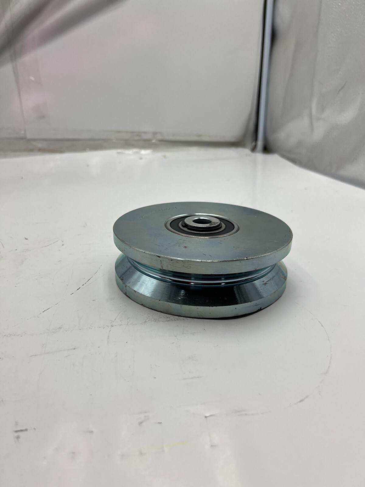 Jansen Supply Gate Wheel Mighty Wheel Solid Bearing V-Groove Assembly Steel gallery
