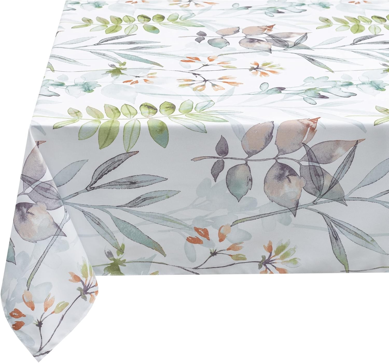 Spillproof Spring/Summer Durable Heavyweight Fabric Indoor Outdoor Tablecloth, gallery