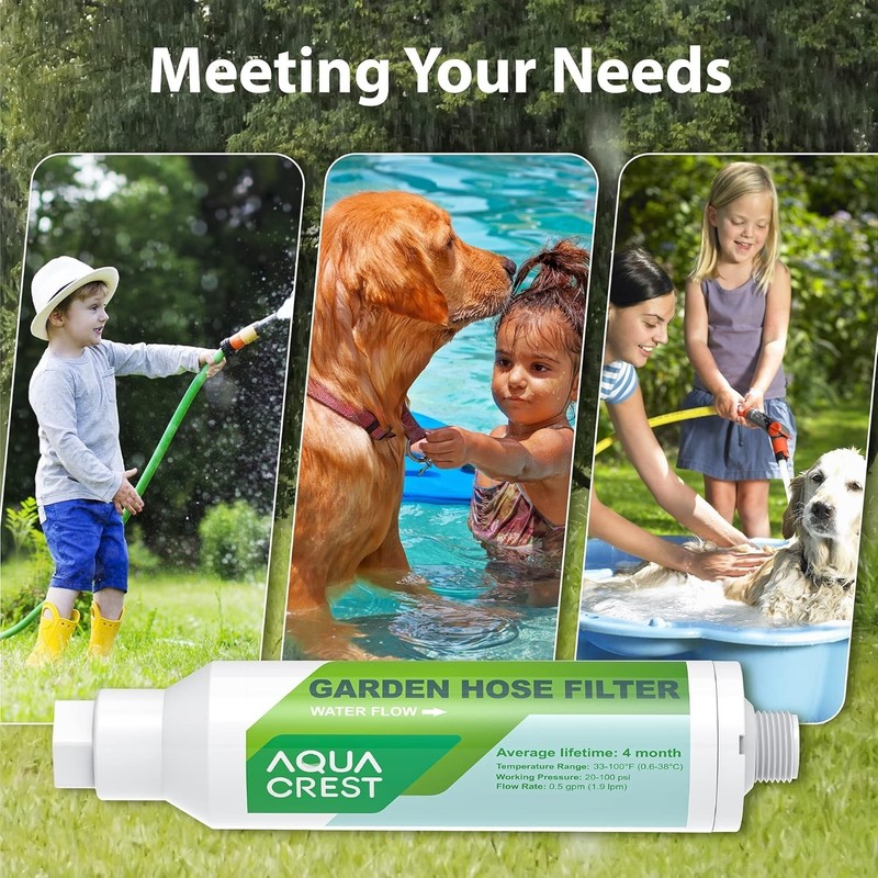 (2)Replacement for Mist Cooling System Garden Hose Water Filter by AQUA CREST gallery