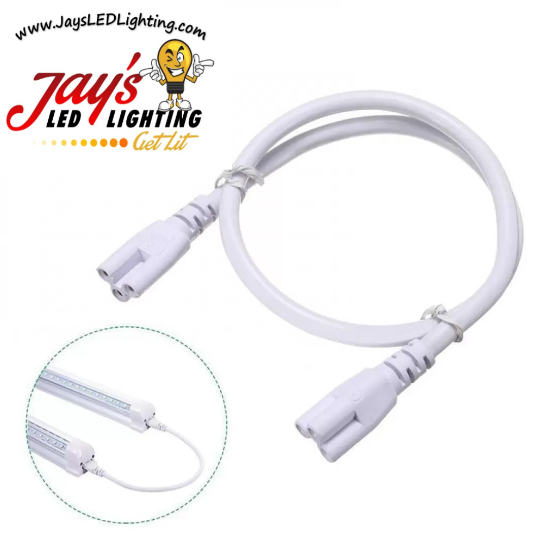 3FT, 6FT, 10FT Jumper/Connecting Cables for use with T5/T8 LED Integrated Lights gallery