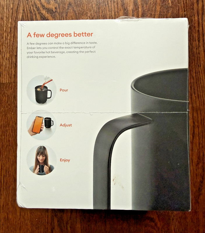 Ember Temperature Control Smart Mug 2 - 10oz Black App Enabled Heated Coffee Cup gallery