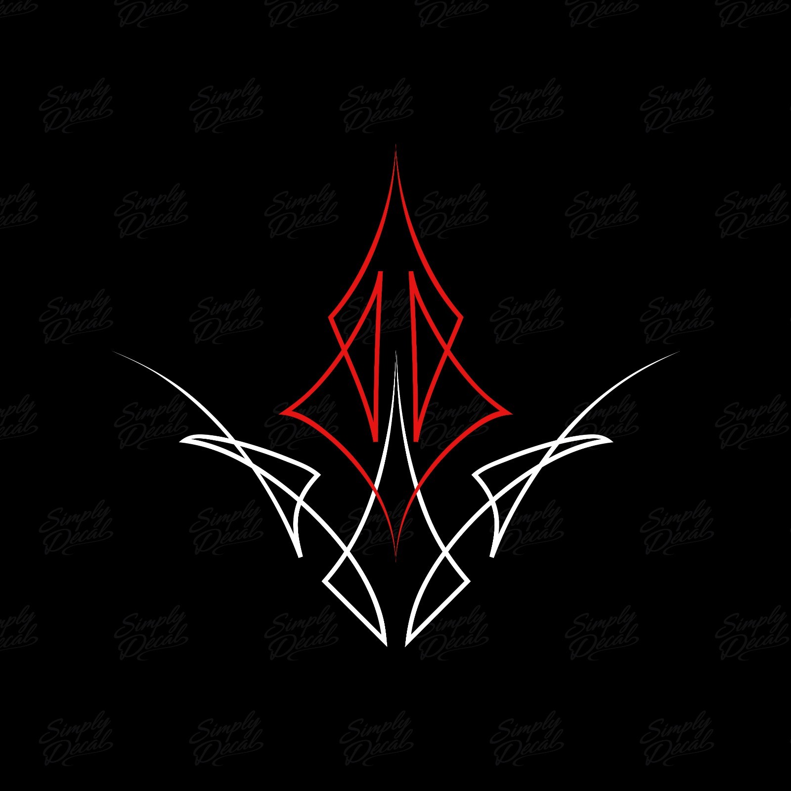 Hot Rod Pinstripe Decal - Vinyl Pinstripe Scrolls for Car Truck and Motorcycle gallery