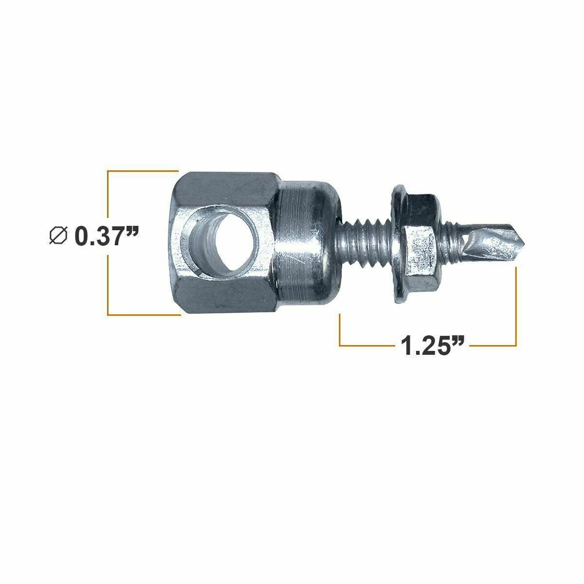 Sammys SWDR 516 3/8 Inch Horizontal Thread Rod 5/16-18 x 1-1/4 Inch Screw 25 Pcs gallery