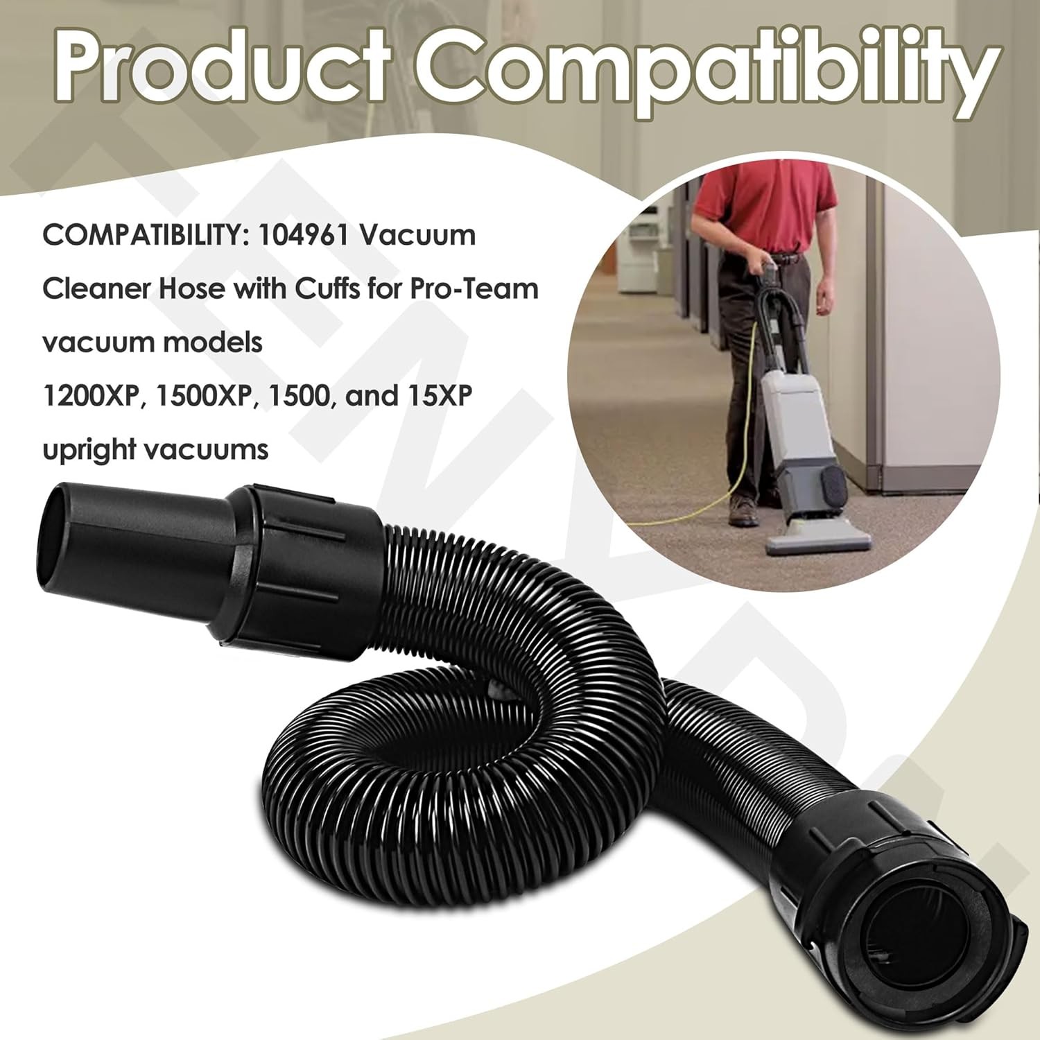 FOR PROTEAM HOSE, UPRIGHT 1500 15XP WITH O WAND -W gallery