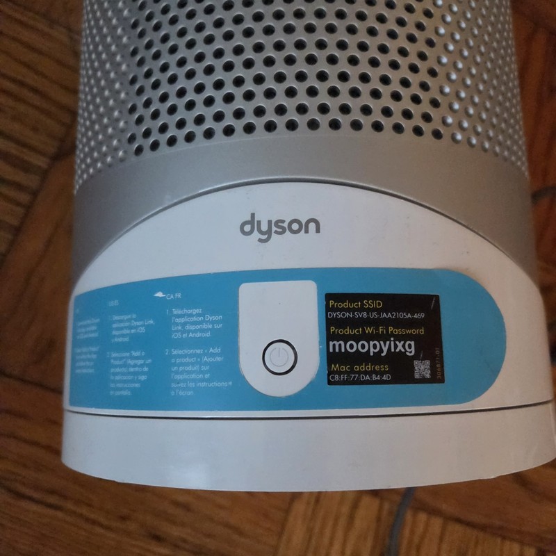 Dyson Pure Cool Link White/Silver DP01 Smart Air Purifier Bladeless Fan NO REMT gallery