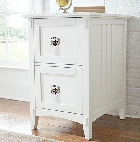 Mascot Hardware CK341 Flowered Elegant 1-3/5 in. 41mm Blue Cream Knob 1 Pc gallery