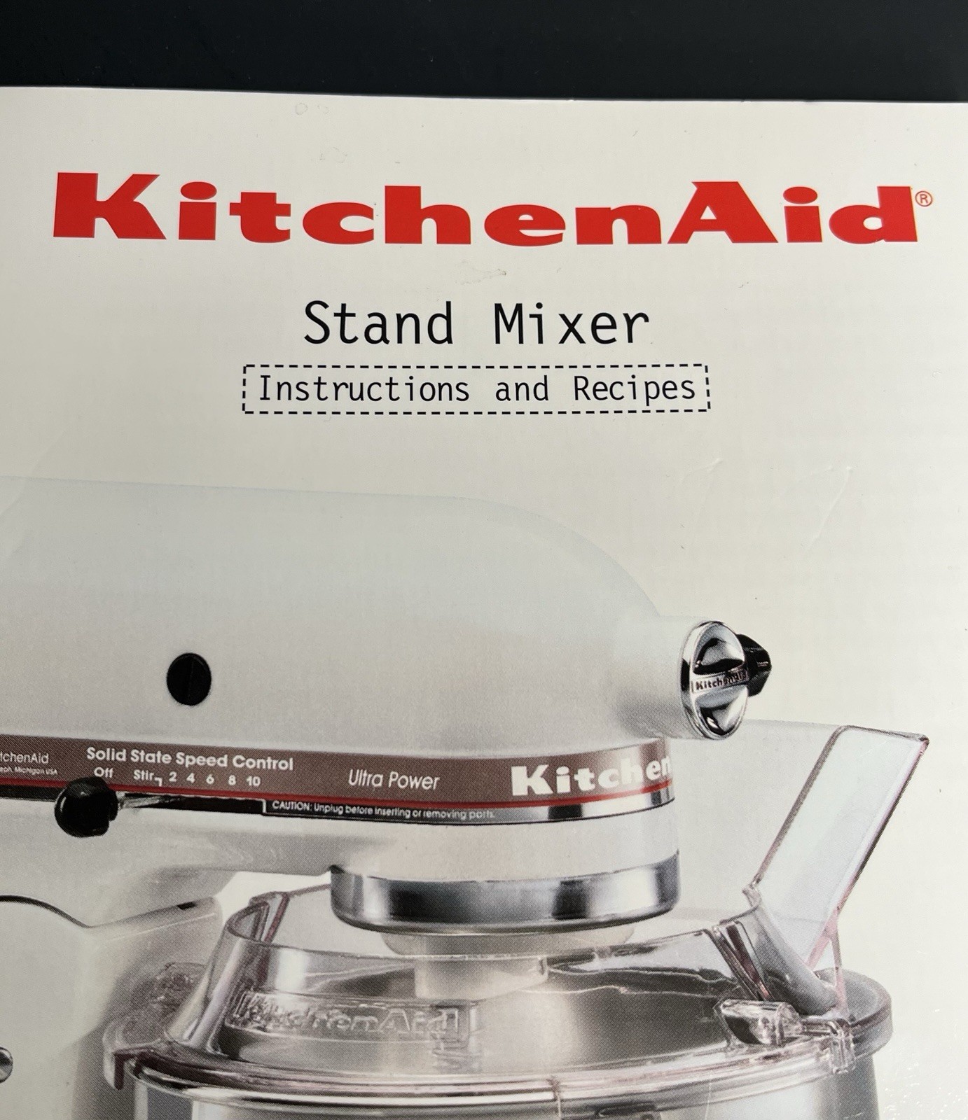 KitchenAid Stand Mixer Instructions and Recipes Booklet Spiral Bound USA gallery