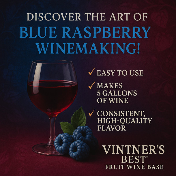 LD branded Vintner's Best Blue Raspberry Fruit Wine Base gallery