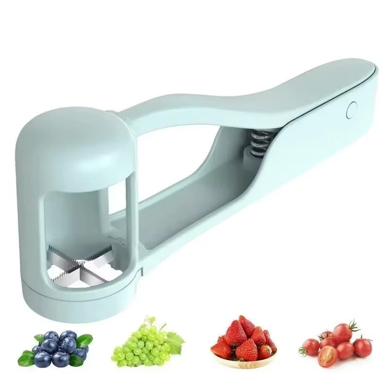 Tomato-Slicer Cutter Grape Tools Cherry Fruit Salad Splitter Artifact for Toddle gallery