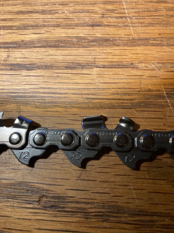 16" PowerCut Square Ground Chisel Chain 3/8 Pitch .050 Gauge 60 DL, 72CL060G gallery