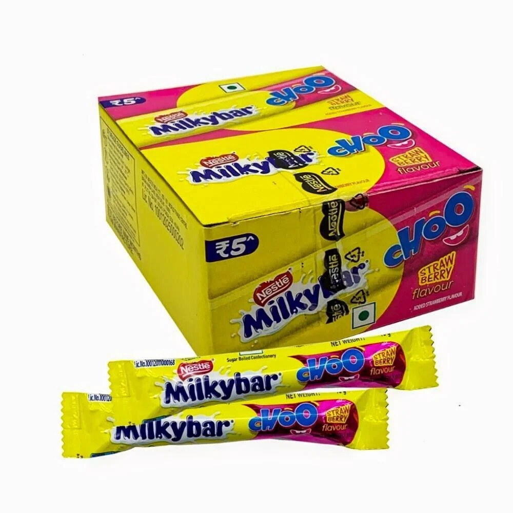 Nestle Milkybar Choo - Strawberry Flavour, 10 g (pack of 28 pcs) fast ship gallery