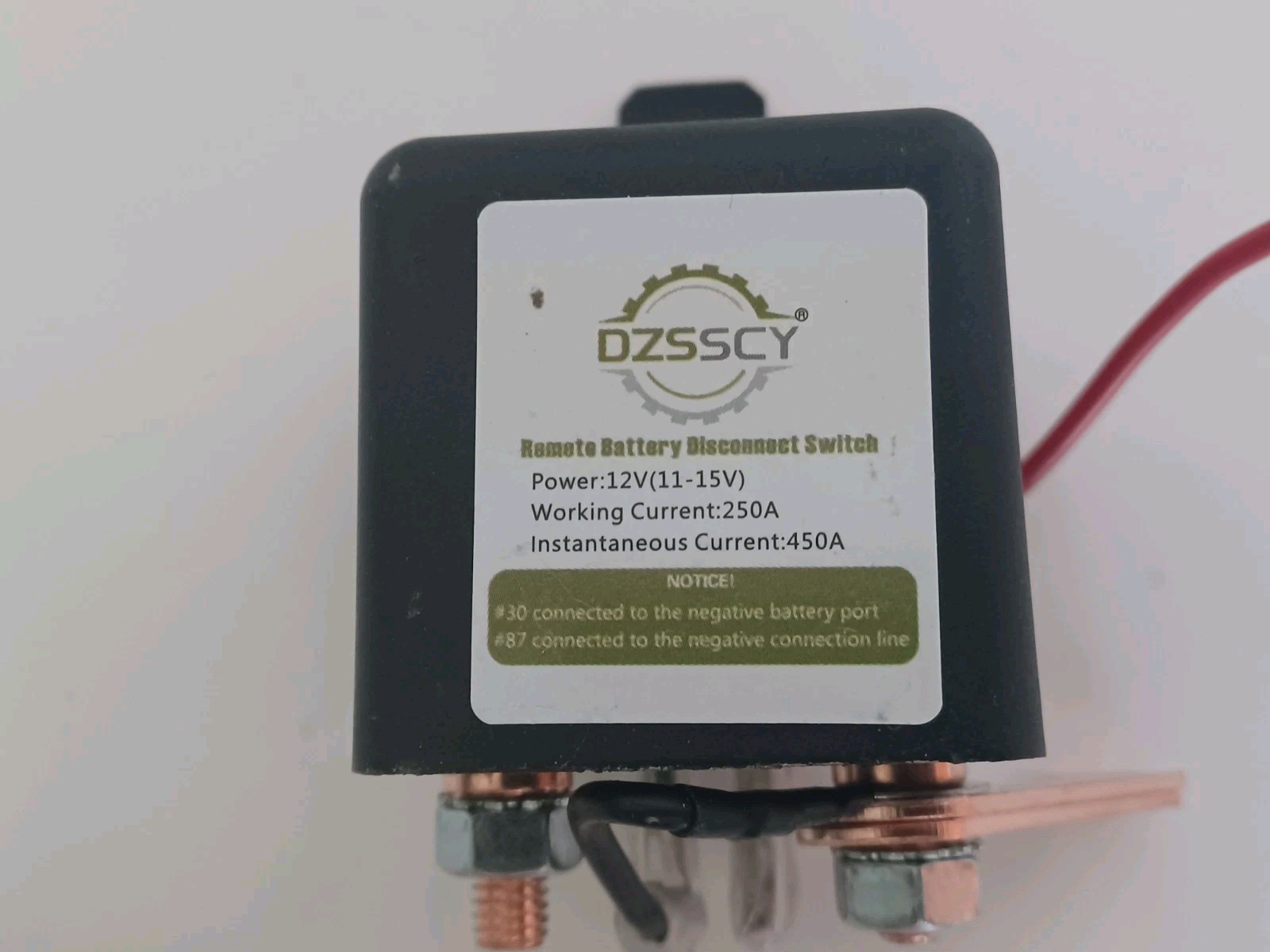Battery Disconnect Switch Remote Control Anti Theft Kill Switch for Car Truck RV gallery