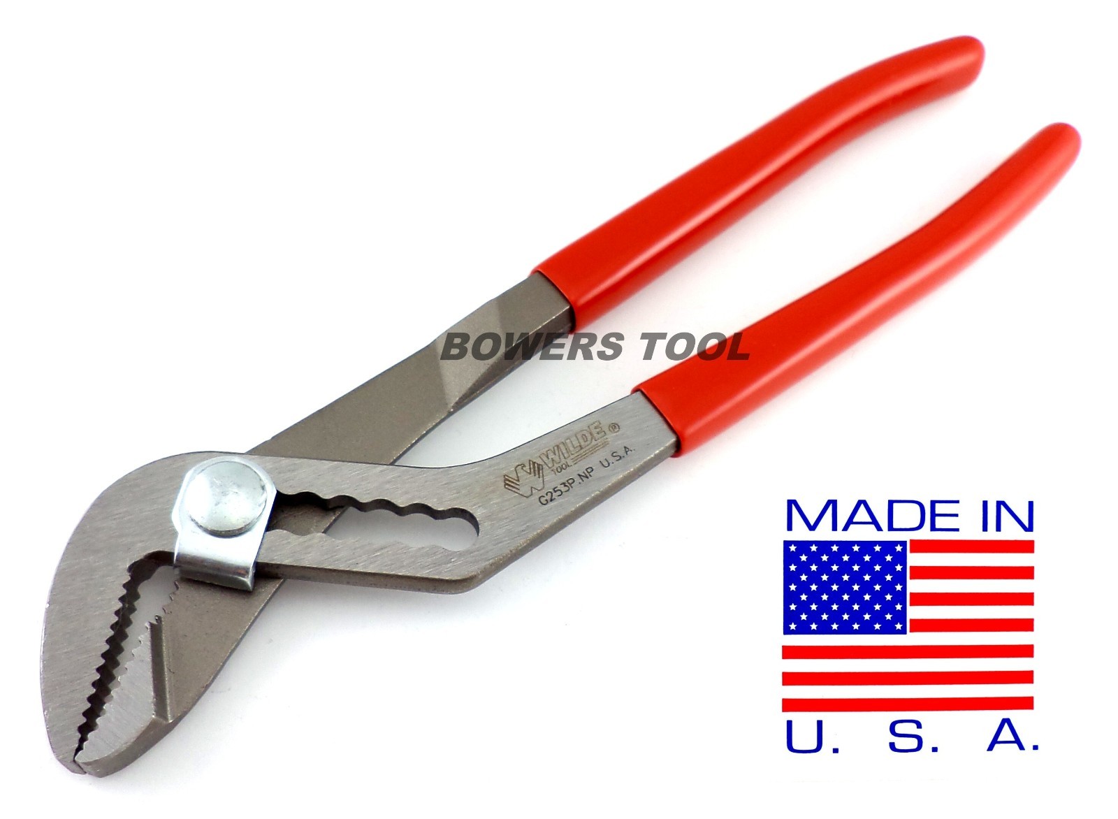 Wilde Tool 10” Water Pump Pliers Angle Nose Slip Joint Pipe Wrench MADE IN USA gallery