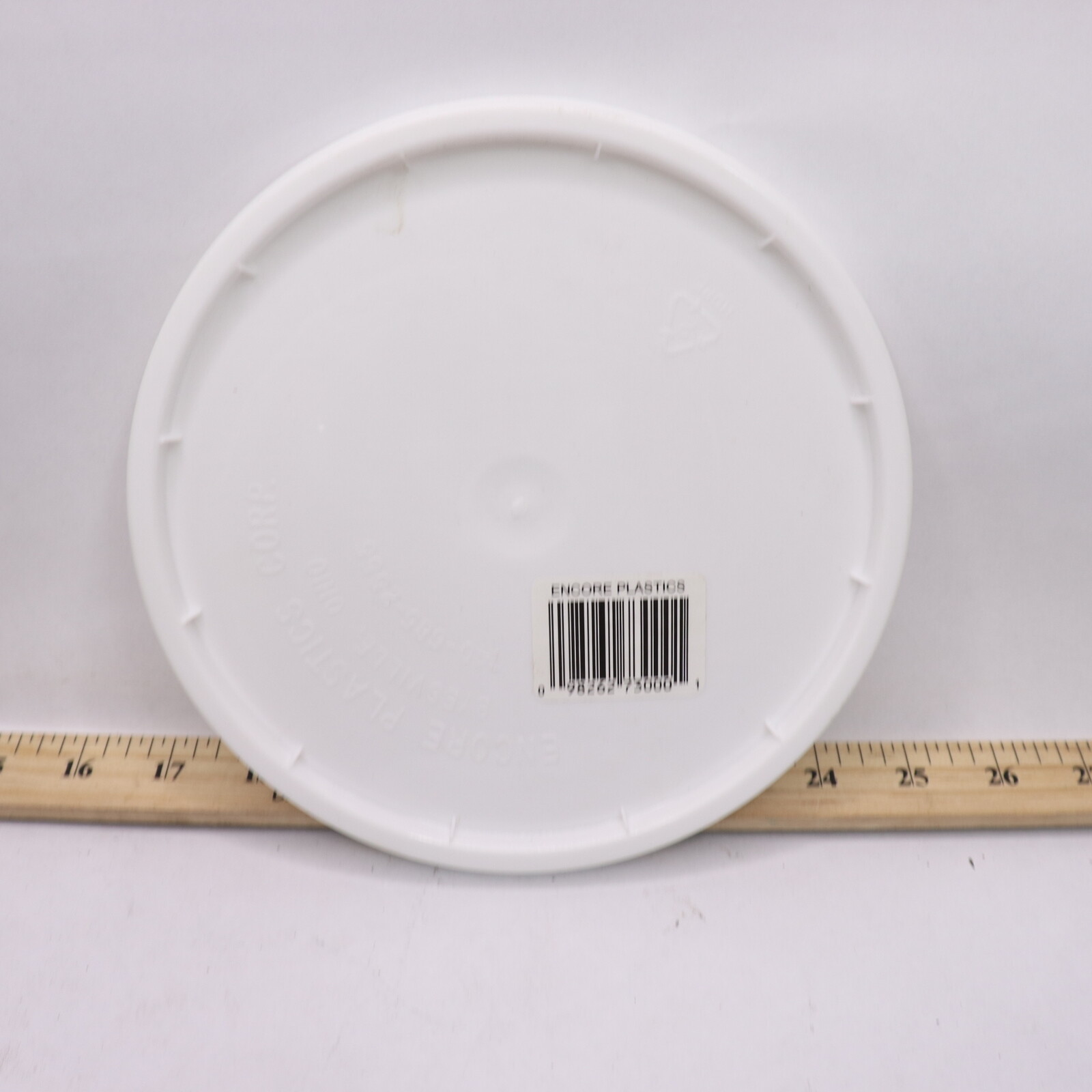 Encore Plastics Pail Pry-Off Lid Plastic White 1-Gallon 10000 gallery
