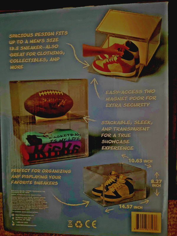 Kicks & Co.Stackable Sneaker & Storage Box (2 Pack) New/Sealed gallery