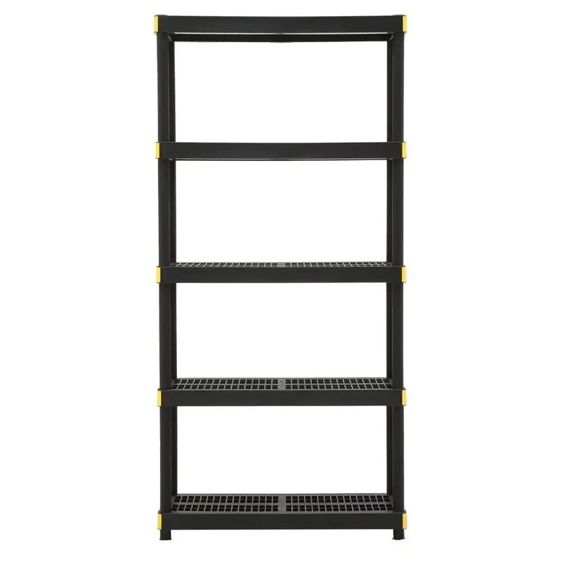 Multi-Purpose 5-Tier Plastic Garage Storage Shelving Unit 36in WX 74in HX 18in D gallery