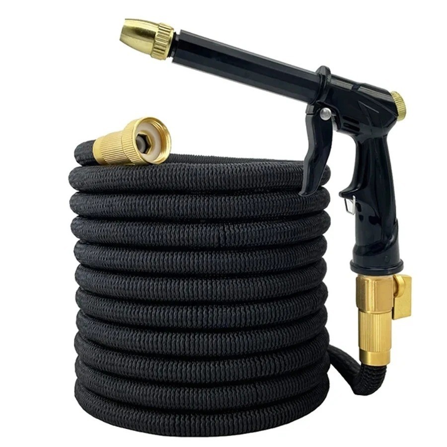 High Pressure Expandable Water Hose for Garden Cleaning with 3/4" Sprinkler Head gallery