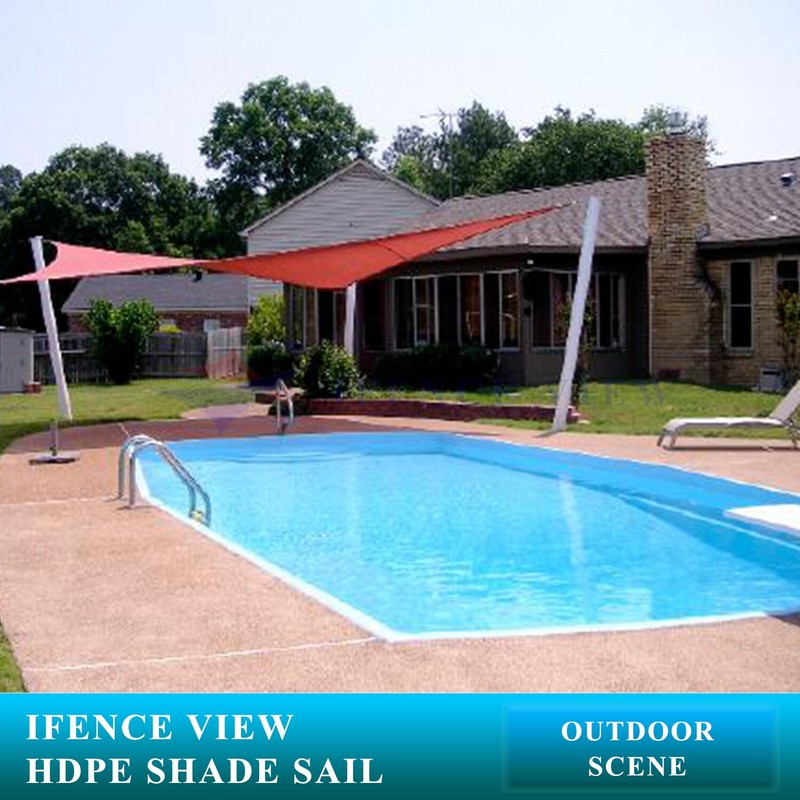 Ifenceview Red 13'x13'-13'x48' Rectangle Sun Shade Sail Patio Top Canopy Awning gallery