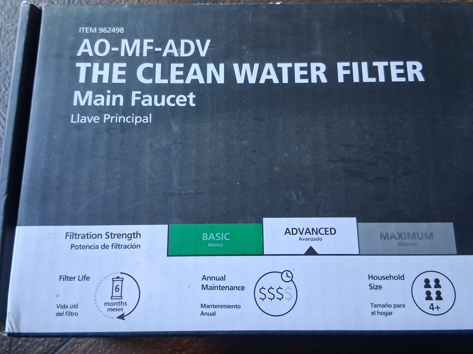 New AO Smith Advanced Direct Connect Under Sink Water Filtration KIT ao-mf-adv gallery