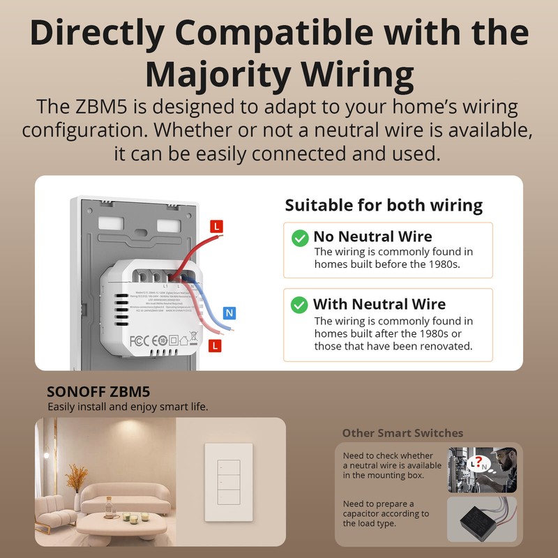 SONOFF Zigbee Smart Light Wall Switch Detach Relay Mode Work with Home Assistant gallery