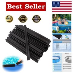 61-Piece Pool Liner Coping Strips Kit for Above Ground Pools â€“ 15.74″ Long