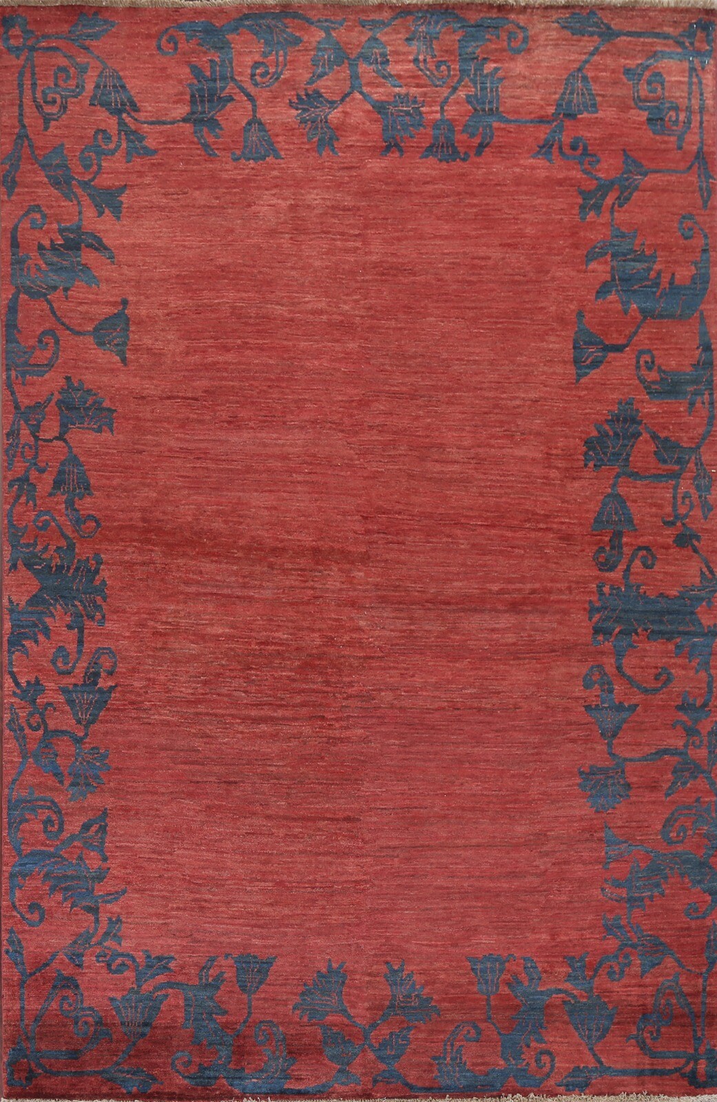 Bordered Gabbeh Kashkoli Hand-knotted Oriental Area Rug 7'x10' Wool Red Carpet gallery