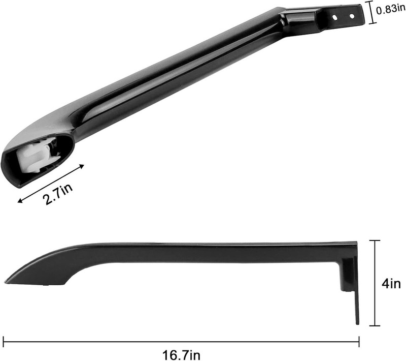 Refrigerator Door Handle Set Replaces FFHT1821QS0 FFTR1821QM0 gallery