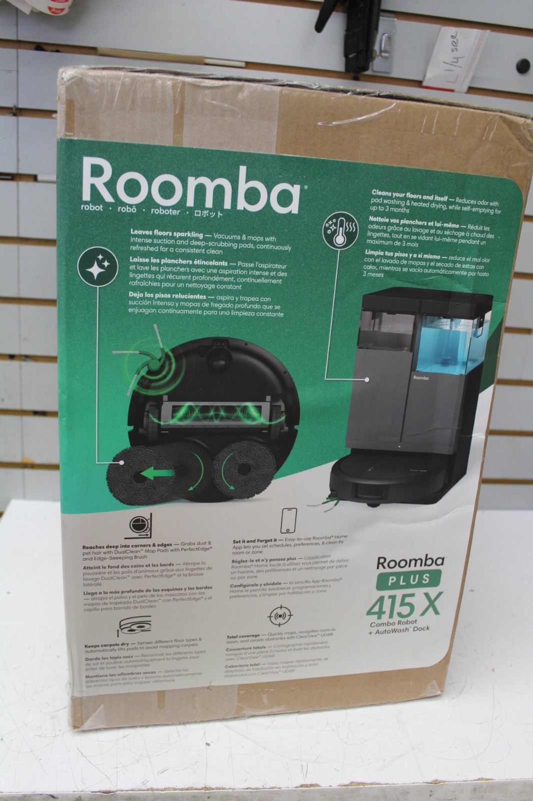 iRobot Roomba Plus 415X Combo Robot Vacuum & Mop + AutoWash Dock FREE SHIPPING gallery
