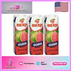 Versatile Guava Nectar (33.8 fl oz) Pack of 3 – Healthy, No High Fructose Syrup