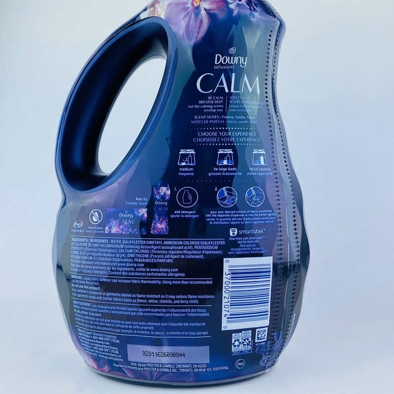 Downy Infusions Calm Lavender Vanilla Bean Fabric Conditioner 56 fl.oz 83 Loads gallery