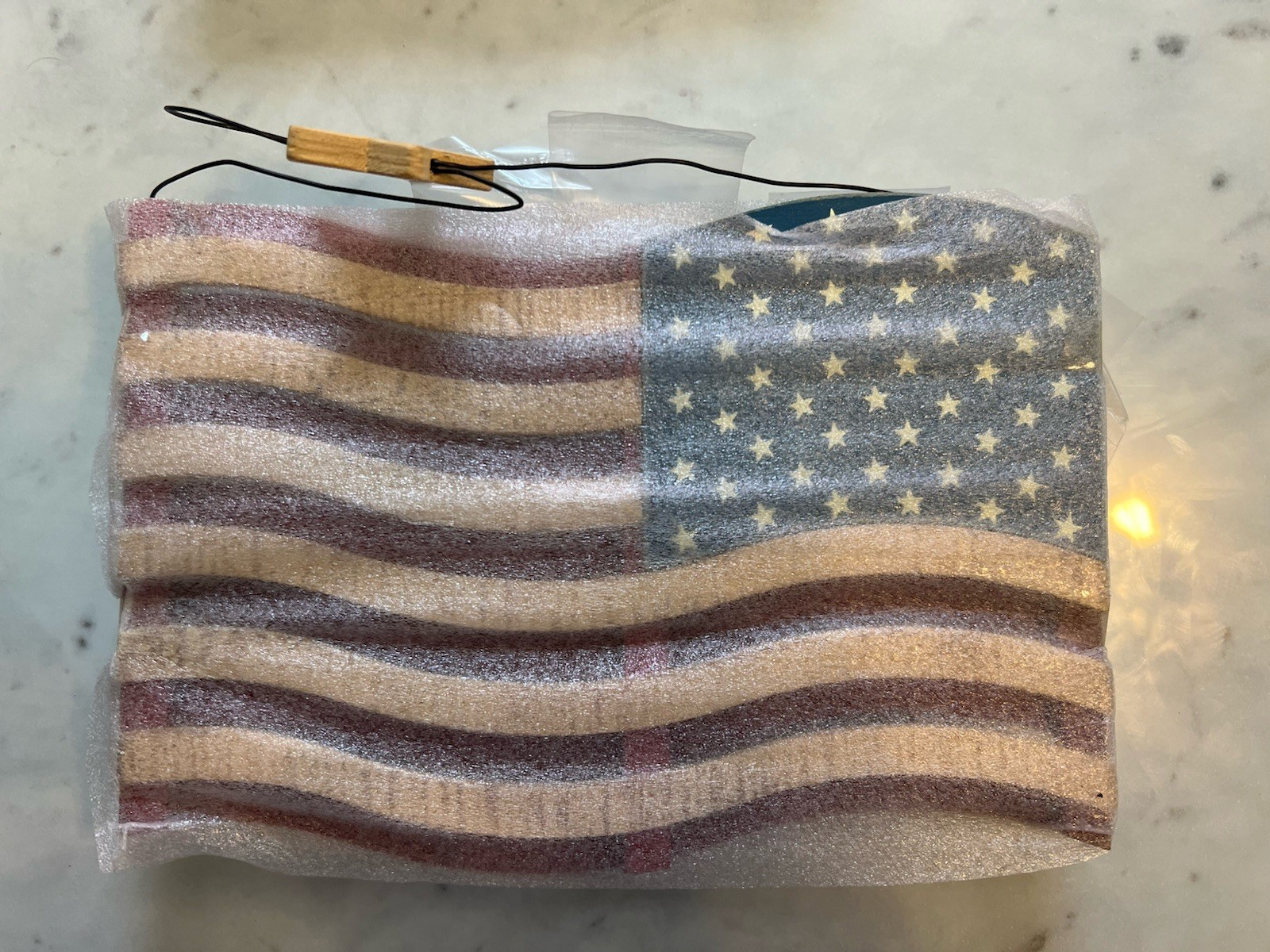 Avon Gift Collection American Style Windchime American Flag Patriotic 2002 NIB gallery