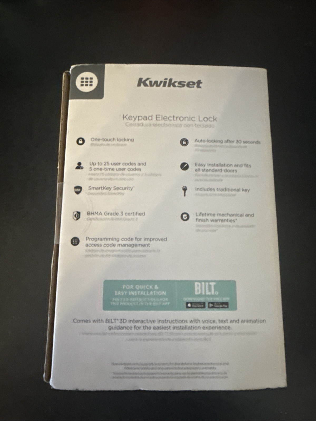 Kwikset Powerbolt 250 10-Button Keypad Satin Nickel Transitional Electronic gallery