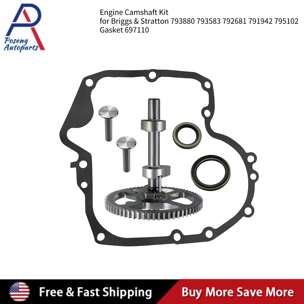 Engine Camshaft Kit for Briggs Stratton 14.5-21 Hp 793583 792681 791942 795102 gallery
