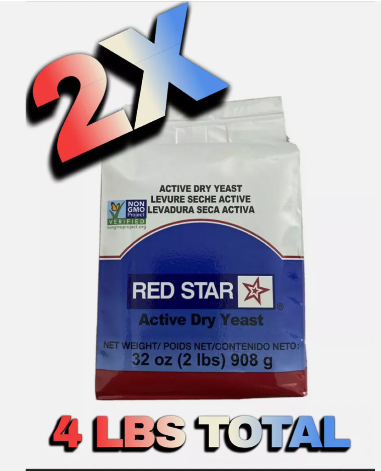 Red Star Active Dry Yeast- (2 lbs / 32oz) 2PACK gallery
