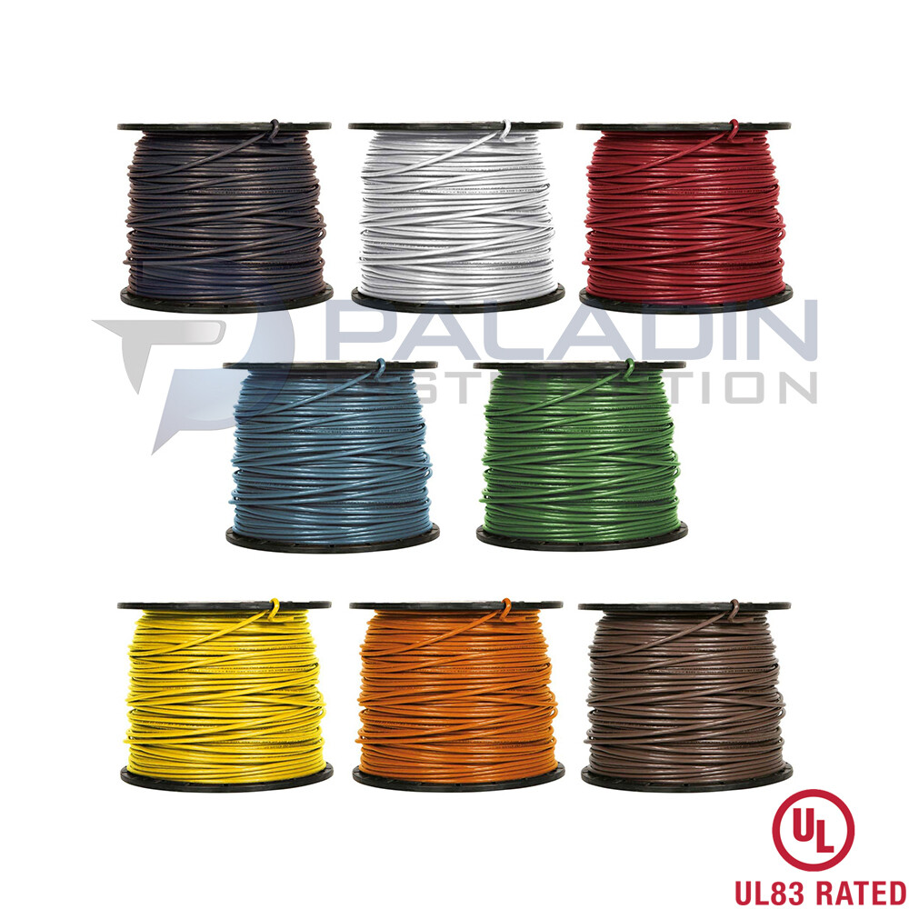 #12 AWG Gauge 600V THHN Stranded Copper Wire Multi Colors Available - UL 500FT gallery